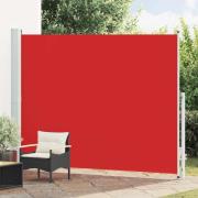 vidaXL Infällbar sidomarkis 220x300 cm röd