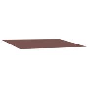 vidaXL Ersättningsmarkis tyg Brun 400 × 300 cm