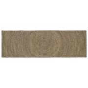 vidaXL Områdesmattor Naturlig och svart 80 x 250 cm Jute