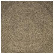 vidaXL Områdesmattor Naturlig och svart 240 x 240 cm Jute