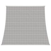 vidaXL Solsätt segel Ljusgrå och vit. 4 / 5 x 4 m HDPE