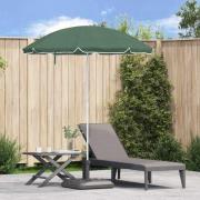 vidaXL Parasoll Grön 161 x 161 x 193 cm Polyester