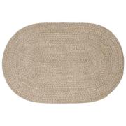 vidaXL Områdesmattor Vit 122 x 183 cm Jute