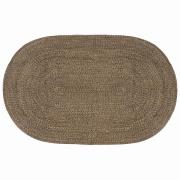 vidaXL Områdesmattor Svart 152 x 245 cm Jute