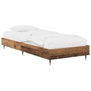 vidaXL Sängram Gammalt trä 80 x 200 cm Konstruerat trä