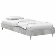 vidaXL Sängram Betonggrå 80 x 200 cm Konstruerat trä
