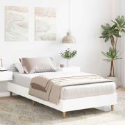 vidaXL Sängram Vit 80 x 200 cm Konstruerat trä