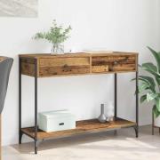 vidaXL Konsolbord Gammalt trä 100 x 34,5 x 75 cm Konstruerat trä