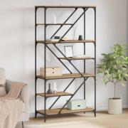 vidaXL Hyllsystem Artisan Ek 91 x 36 x 176 cm Konstruerat trä