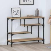 vidaXL Konsolbord Artisan Ek 100 x 30 x 75 cm Konstruerat trä