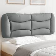 vidaXL Headboard Cushion "Hvar" Light Grey 137 cm Fabric
