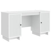 vidaXL Skrivbord Vit Konstruerat trä 142,5 x 50 x 75 cm