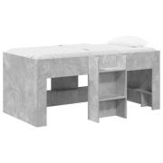vidaXL Barns hög sängram 2 pcs Betong 163 x 101,1 x 68,5 cm
