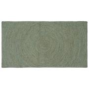 vidaXL Områdesmattor Olivgrön 80 x 150 cm Jute