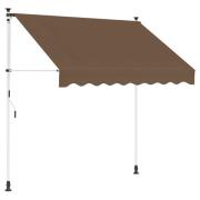 vidaXL Manuell Utdragbar Markis Taupe 400 cm
