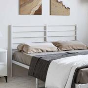 vidaXL Ersättningsgavel metall vit 150 cm