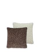 Quilted Aya Cushion Home Textiles Cushions & Blankets Cushions Brown O...