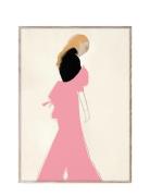 Pink Dress - 30X40 Cm Home Decoration Posters & Frames Posters Illustr...