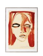 Paper Collective Red Portrait - 50X70 Cm Multi/patterned