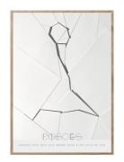 Pisces - The Fish Home Decoration Posters & Frames Posters Black & Whi...