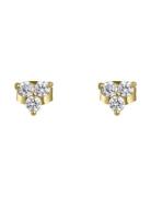 By Jolima Flower Crystal Earring Guld