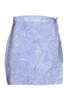 Envii Enmallow Short Skirt Aop 6891 Blå