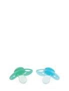 Twistshake Twistshake 2X Pacifier 6+M Pastel Blue Green Grön