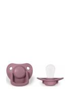 Filibabba 2-Pack Pacifiers - Dusty Rose 0-6 Months Rosa