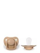 Filibabba 2-Pack Pacifiers - Doeskin 0-6 Months Beige