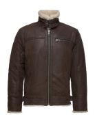 Jofama Axel Classic Pile Suede Jacket Brun