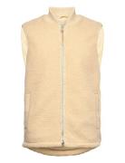 Revolution Fleece Bomber Vest Beige