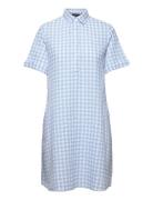 Lexington Home Hailey Cotton Seersucker Nightshirt Blå