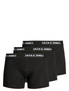 Jack & J S Jacanthony Trunks 3 Pack Black Svart