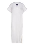 GANT Relaxed Ss Linen Caftan Vit