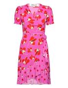 Diane Von Furstenberg Dvf Emilia Mini Dress Rosa