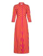 YAS Yassavanna Long Shirt Dress S. Noos Orange