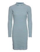 Vila Vithessa High Neck L/S Dress Blå