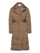 YAS Yasluffa Ls Padded Coat S. Noos Beige