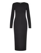 Gina Tricot Maxi Rib Dress Svart