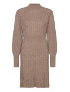 Vero Moda Vmvera Ls Short Knit Dress Vma Brun