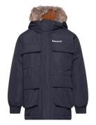 Timberland Hooded Parka Marinblå