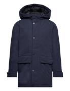 Jack & J S Jjchamp Parka Jacket Jnr Marinblå