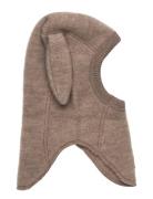 Mikk-line Wool Fullface W Bunny Ears Beige