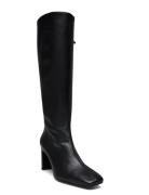 ALOHAS Isobel Black Leather Boots Svart