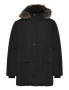 Superdry Everest Faux Fur Hooded Parka Svart