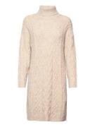 Cream Crcabin Knit Dress - Mollie Fit Beige