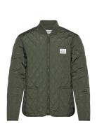 Resteröds Quilted Zip Jacket Grön