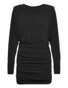 Gina Tricot Draped Back Mini Dress Svart