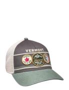 American Needle Vermont Trucker Ivory Cool Gray Cedar American Needle ...