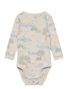 Lindex Body Aop Ducks Beige